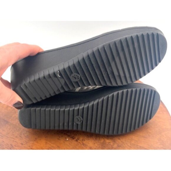 BARETRAP Ursula Size 8M Wedge Basket Weave Woven Mary Jane Shoes Slip On Casual - Picture 10 of 13